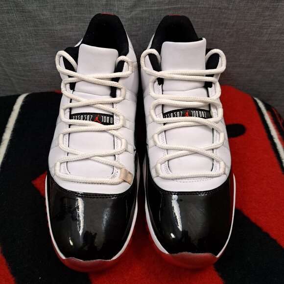 Size 14 Nike Jordan 11 Retro Low Concord-Bred XI AV2187-160 Men - Picture 4 of 16